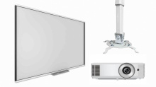 Интерактивная доска  SMART SBM787V с проектором EXD201W и креплением DSM-2L