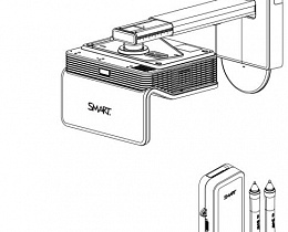 Интерактивный проектор SMART LR60wi с настенным креплением