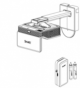 Интерактивный проектор SMART LR60wi с настенным креплением